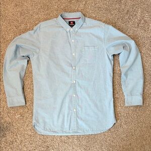 Quiksilver Sky Blue Casual Button-Down Shirt